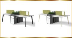 Cụm Bàn Làm Việc 4 Người Hiện Đại 1910B24-2H