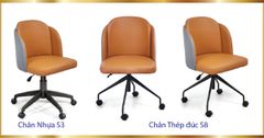Ghế Xoay Văn Phòng GX241B Chân Thép