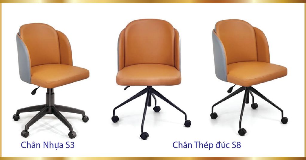 Ghế Xoay Văn Phòng GX241A-N Chân Nhựa