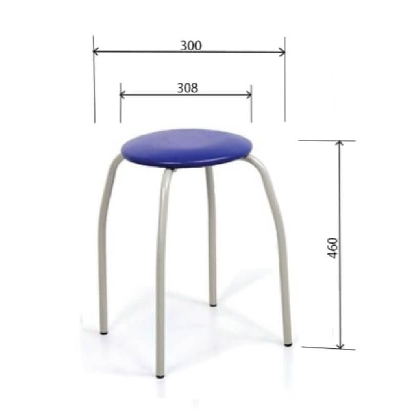 Ghế Đôn Da PVC D03