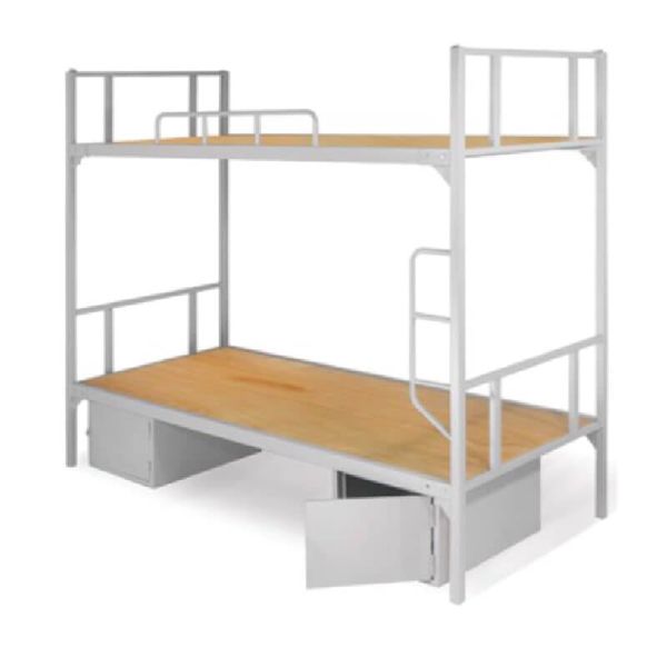 Giường Sắt 2 Tầng Có Hộc Tủ JS-2T-H-G