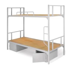 Giường Sắt 2 Tầng Có Hộc Tủ JS-2T-H-G