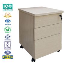 Hộc Gỗ, Tủ Phụ, Hộc Di Động 3 Ngăn Kéo HG02B