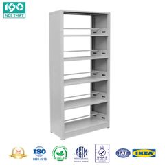 Kệ Sắt, Giá Sách Thư Viện có Ốp Sắt GS03