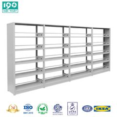 Kệ Sắt, Giá Sách Thư Viện có Ốp Sắt GS03