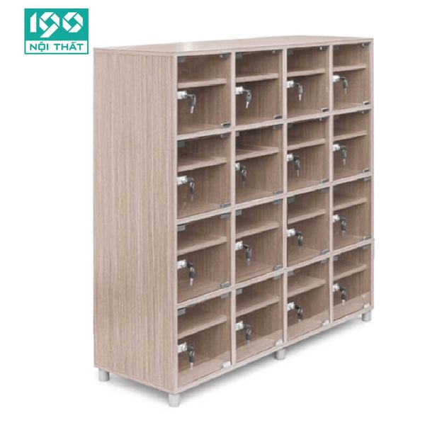 Locker Gỗ, Tủ Gỗ Giầy 16 Khoang
