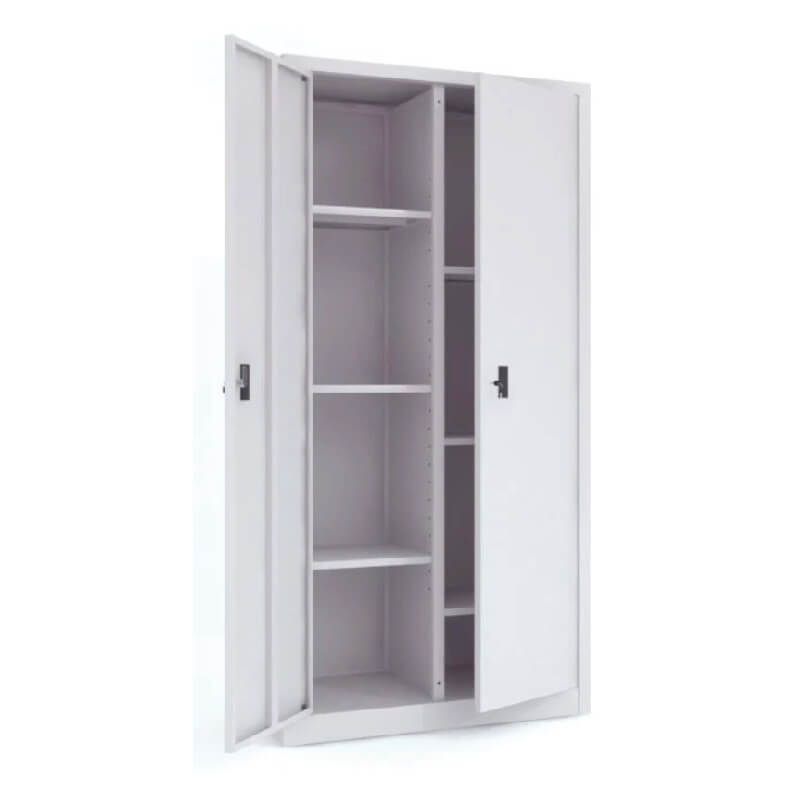 Tủ Sắt Rộng 1m2 Cánh Mở 6 Đợt 2 Khóa Tròn TS01KT-B