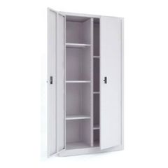 Tủ Sắt Rộng 1m2 Cánh Mở 6 Đợt 2 Khóa Tròn TS01KT-B