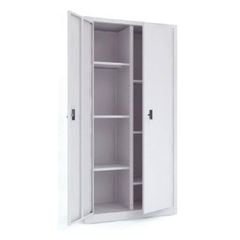 Tủ Sắt Rộng 915mm 2 Cánh Mở 6 Đợt 2 Khóa Tròn TS01 KT