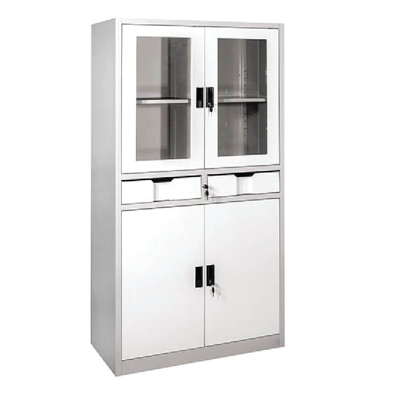 Tủ Sắt 3 Khoang 2 Ngăn Kéo Giữa TS03B