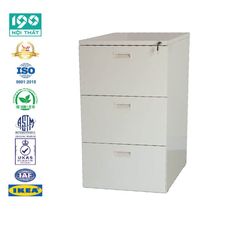 Tủ File, Tủ Phụ 3 Ngăn Kéo TK3N-B Cao 995mm