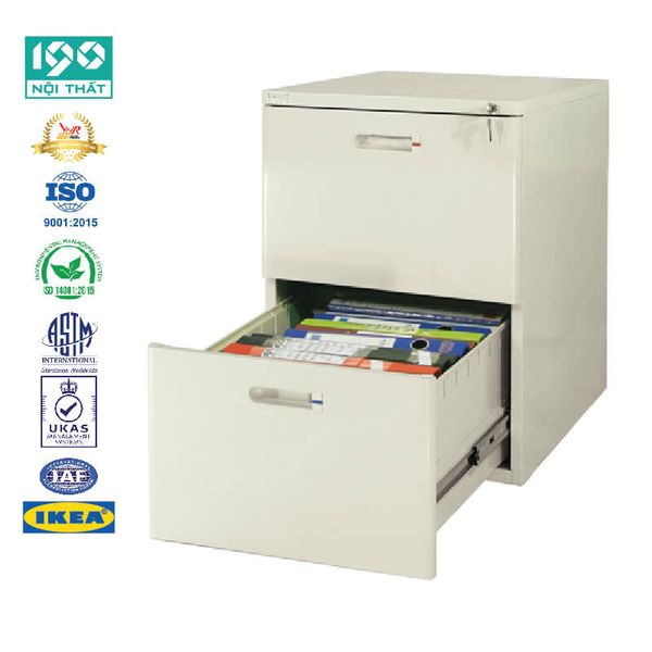 Tủ File, Tủ Phụ 2 Ngăn Kéo TK-2N