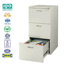 Tủ File, Tủ Phụ 3 Ngăn Kéo TK-3N Cao 991mm