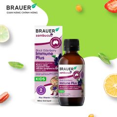  Thực phẩm bảo vệ sức khỏe BRAUER BLACK ELDERBERRY IMMUNE PLUS 