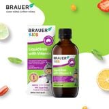  Thực phẩm bảo vệ sức khỏe: Brauer Kids Liquid Iron with vitamin B 