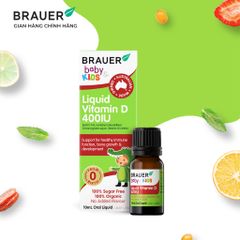  Thực phẩm bảo vệ sức khỏe BRAUER BABY & KIDS LIQUID VITAMIN D 400 IU 