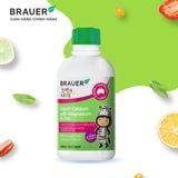  Thực phẩm bảo vệ sức khỏe Brauer Baby & Kids Liquid Calcium with Magnesium & Zinc 500mL(Date 10.2025) 