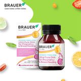  Thực phẩm bảo vệ sức khỏe: Brauer Ultra Pure DHA For Pregnancy & Breastfeeding 