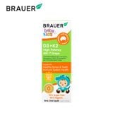  Thực phẩm bảo vệ sức khỏe Brauer Baby & Kids D3 + K2 High Potency MK-7 Drops 