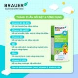  Thực phẩm bảo vệ sức khỏe  Brauer Kids Liquid Multivitamin with Iron 