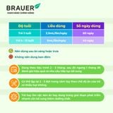  Thực phẩm bảo vệ sức khỏe  Brauer Kids Liquid Multivitamin with Iron 