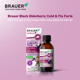  BRAUER BLACK ELDERBERRY COLD & FLU FORTE–Giảm các triệu chứng cảm cúm, cảm lạnh(100ML) 