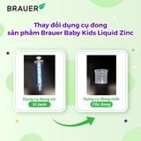  Thực phẩm bảo vệ sức khỏe Brauer  Kids Liquid Zinc 