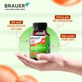  Thực phẩm bảo vệ sức khỏe BRAUER BABY & KIDS ULTRA  PURE COD LIVER OIL WITH DHA 