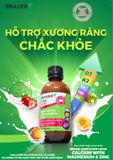  Thực phẩm bảo vệ sức khỏe Brauer Baby & Kids Liquid Calcium with Magnesium & Zinc 