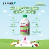  Siro BRAUER Calcium with Magnesium & ZinC - Hỗn hợp Vitamin Canxi, Magie và Kẽm cho trẻ từ 1 tuổi (500ml) 