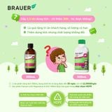  Thực phẩm bảo vệ sức khỏe Brauer Baby & Kids Liquid Calcium with Magnesium & Zinc 500mL(Date 10.2025) 