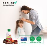  Thực phẩm bảo vệ sức khỏe Brauer Baby & Kids Liquid Calcium with Magnesium & Zinc 500mL(Date 10.2025) 