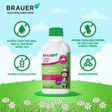  Thực phẩm bảo vệ sức khỏe Brauer Baby & Kids Liquid Calcium with Magnesium & Zinc 500mL(Date 10.2025) 