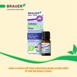  BRAUER Baby & Child ColicEze Probiotic Drops-Men vi sinh dạng lỏng hỗ trợ giảm đau bụng(7,5mL) 