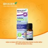  BRAUER Baby & Child ColicEze Probiotic Drops-Men vi sinh dạng lỏng hỗ trợ giảm đau bụng(7,5mL) 