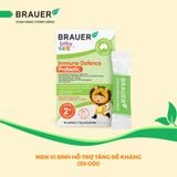  BRAUER Baby & Child IMMUNE DEFENCE PROBIOTIC-Men vi sinh hỗ trợ tăng cường sức đề kháng(30 gói) 