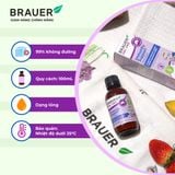  Thực phẩm bảo vệ sức khỏe BRAUER BABY & CHILD IMMUNITY SUPPORT 100ML 