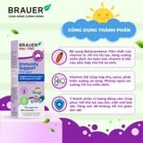  Thực phẩm bảo vệ sức khỏe BRAUER BABY & CHILD IMMUNITY SUPPORT 100ML 