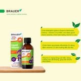  Thực phẩm bảo vệ sức khỏe Brauer Baby & Kids Liquid Vitamin C 