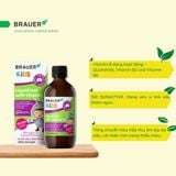  Siro BRAUER Liquid Iron with Vitamin B - Bổ sung Sắt & vitamin B cho trẻ từ 1 tuổi (200ml) 