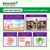  Thực phẩm bảo vệ sức khỏe Brauer  Kids Liquid Zinc 