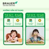  Thực phẩm bảo vệ sức khỏe Brauer  Kids Liquid Zinc 