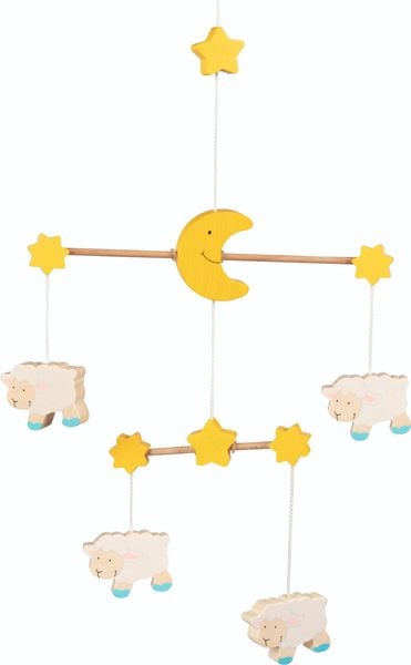  4 chú cừu di động bằng gỗ 