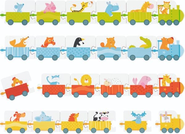  Trò chơi súc sắc – những chiếc tàu hỏa nhỏ xinh 