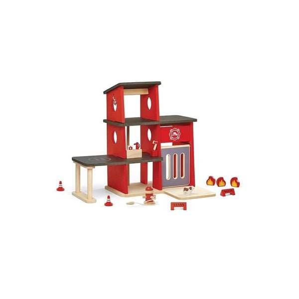  Trạm cứu hỏa bằng gỗ với các phụ kiện 