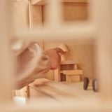  Victorian nhà búp bê bằng gỗ 