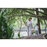  Nhà búp bê bằng gỗ cao su với đồ nội thất 