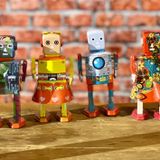  Robot 12cm Mr&Mrs Tin 