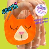  Bộ Thủ Công Trẻ Tự Làm Thú Bông CAT BAG 
