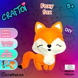  Bộ Thủ Công Trẻ Tự Làm Thú Bông FOX FOXY 